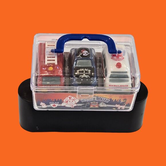 Emergency First Responder Stampers Pre-Inked Stamp Rollers Fire Truck Police Car - Picture 1 of 10